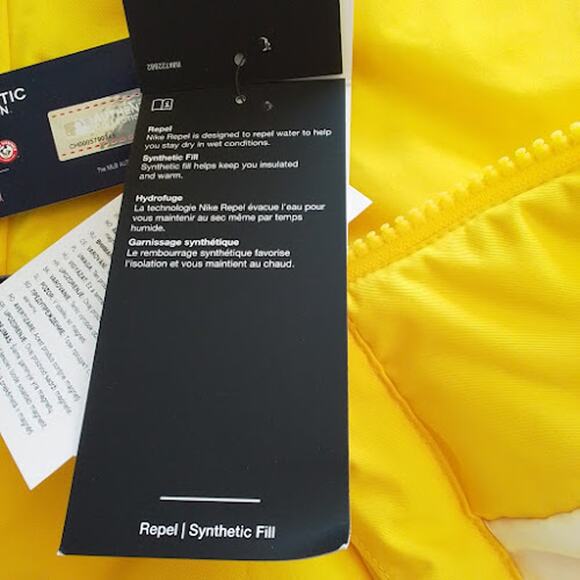 Nike MLB Authentic Boston Red Sox City Connect Dugout Jacket Yellow XL NWT - Picture 8 of 9